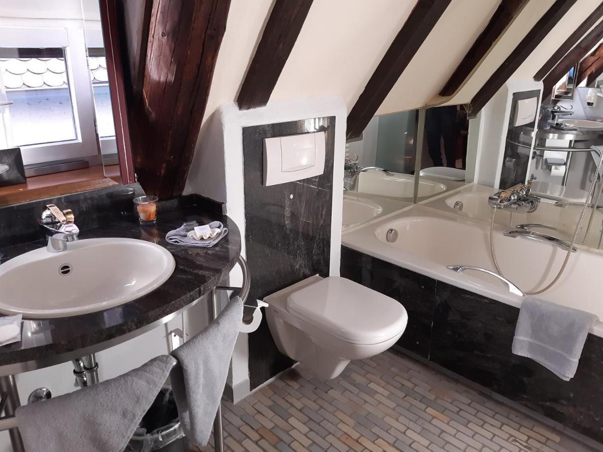 Schiefes Haus Hotel Ulm Buitenkant foto