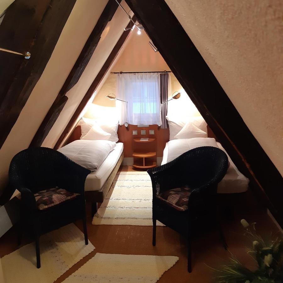Schiefes Haus Hotel Ulm Buitenkant foto