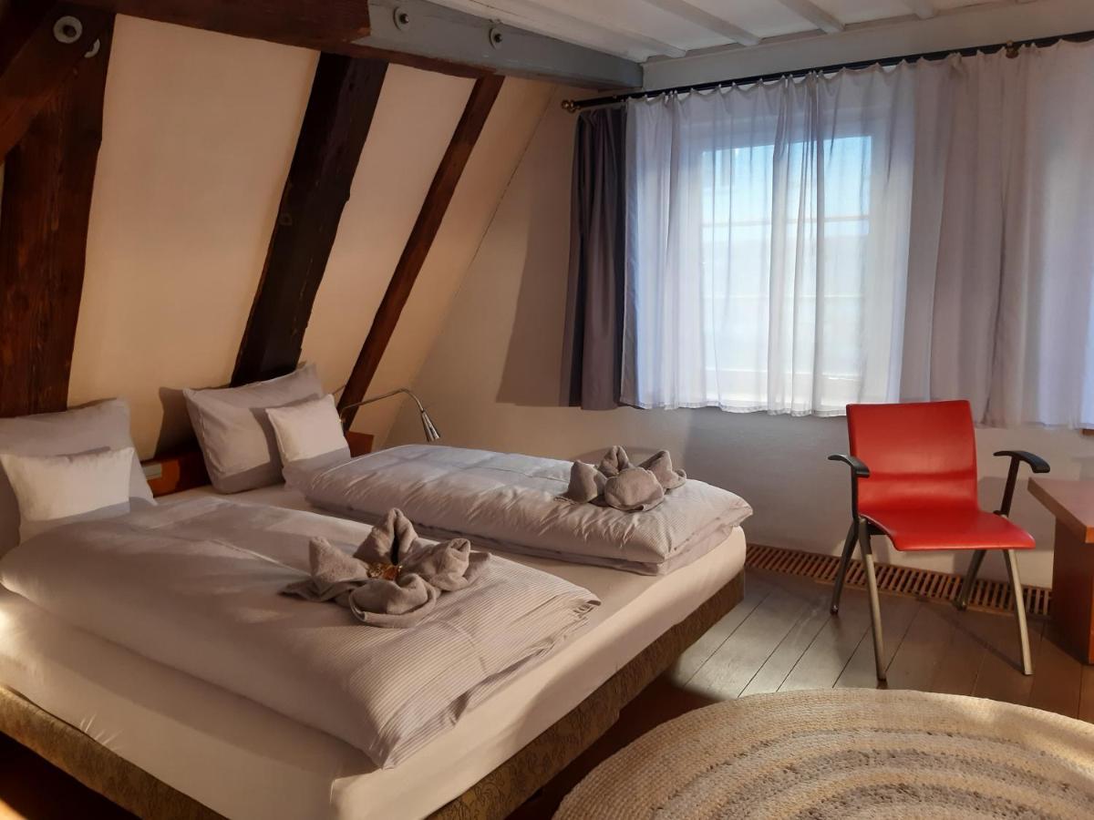 Schiefes Haus Hotel Ulm Buitenkant foto